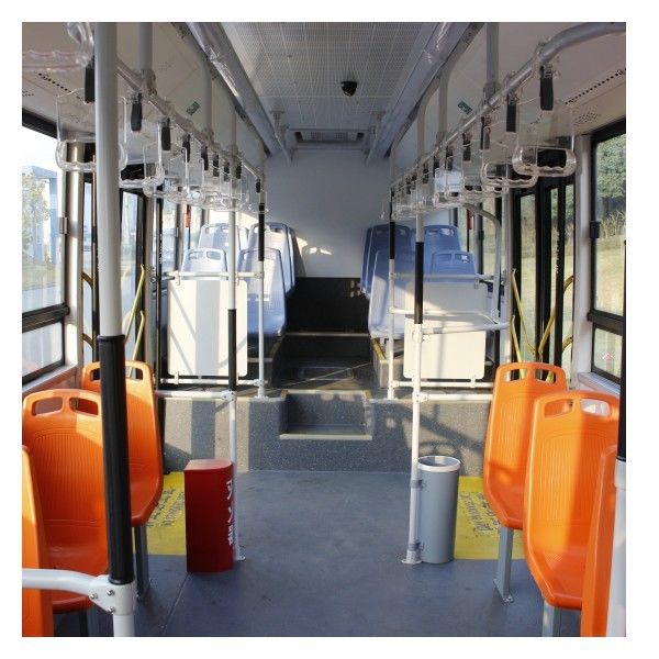 10الحافلة الكهربائية ذات بطارية النقل العام بطول 5 أمتار مع بطارية LiFePo4 بقوة العزم القصوى 2800N.m ومدى القيادة 250 كم