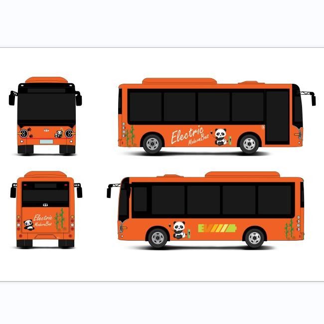 6حافلة صغيرة كهربائية بطول 6 أمتار بـ 23 مقعداً مسافة قيادة 200 كيلومتر وخيار القيادة باليد اليسرى