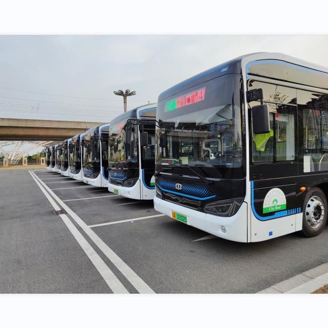 ZEV 12m Low Entry BEV Battery Electric City Bus مع بطارية 350.07 كيلوواط في الساعة ومدى القيادة 280-650 كم