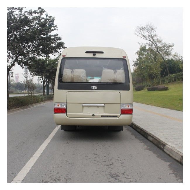 19 مقعد حافلة أوراق ربيعية ذات تكييف هوائي للشركات والنقل بين الركاب