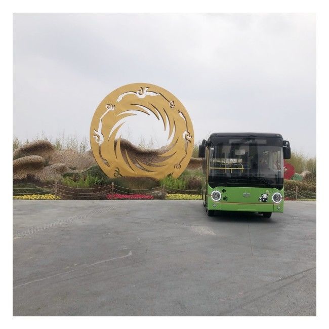 LHD 6.6m حافلة كهربائية نقية E-Bus مع غطاء أرضي للشحن السريع