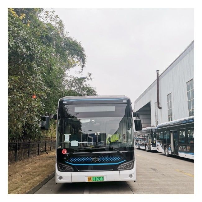 LHD 12m Low Floor E-Bus 280-650km حافلة المدينة الكهربائية مع 46 مقعدًا