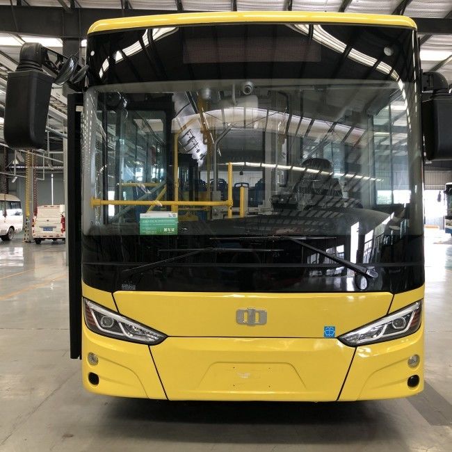 حافلات كهربائية ذات بابين 8 م بطارية مدنية LHD 29 مقعد طاقة بطارية 198.4kwh