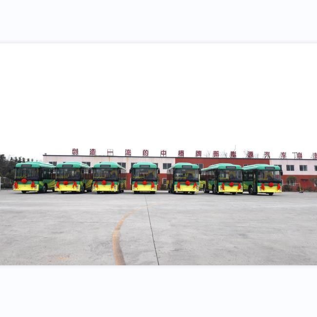 ZEV 7.7m حافلة مدينة الديزل مع 25 مقعد YC4D140-45 محرك ومكيف الهواء