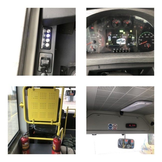 23 مقعدًا للمركبة الكهربائية Minibus LHD / RHD بألوان قابلة للتخصيص