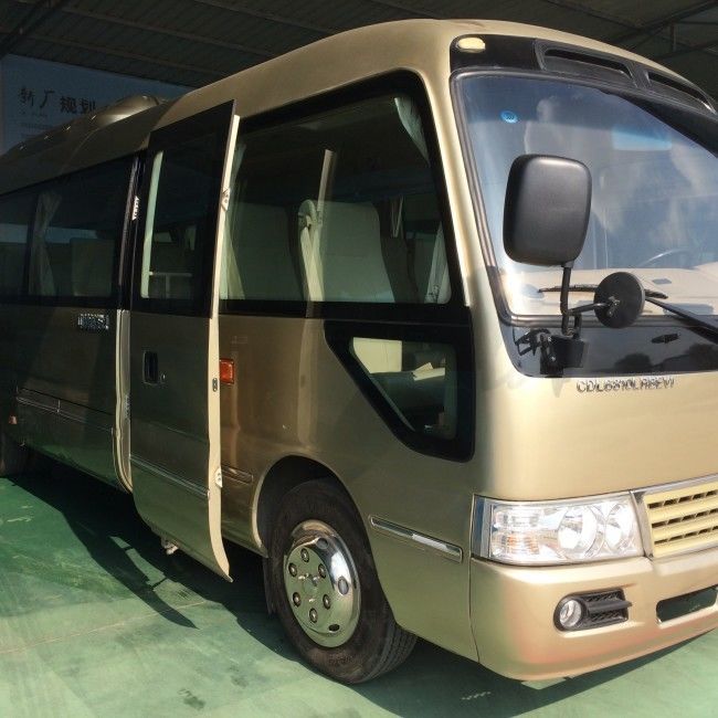 حافلات 8 م ديزل كوستر 19 مقعدًا مع AC LHD RHD سرعة قصوى 100 كم / ساعة