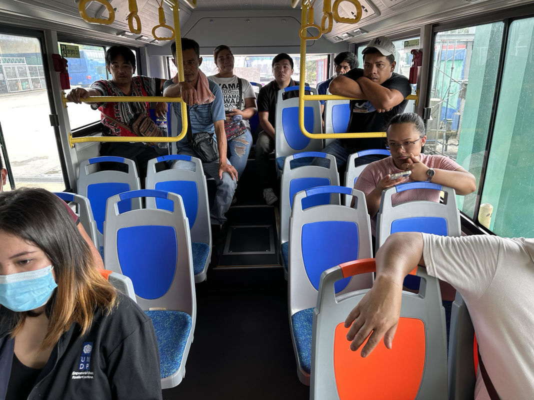 6حافلة النقل الحضري الكهربائية بـ 16 مقعدة قيادة يسارية مع مكيف الهواء