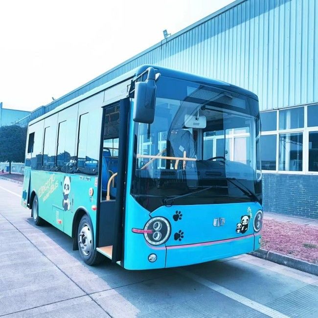 بطارية الحافلات المدنية الكهربائية المخصصة LHD/RHD 21 مقعد حافلة صغيرة الميل 200 - 270km