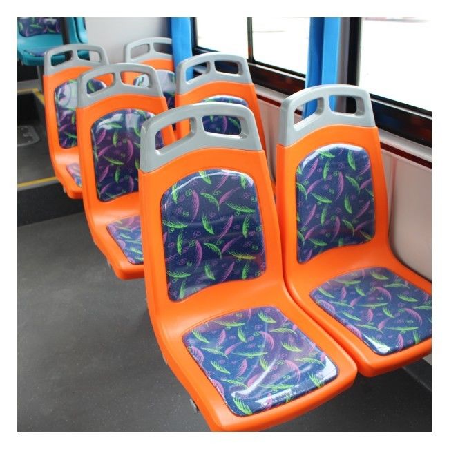 حافلة مدنية كهربائية بطارية بطول 8 أمتار مع 28 مقعداً 250 كيلومتراً من النطاق و هيكل جسد أحادي القوقعة للنقل العام