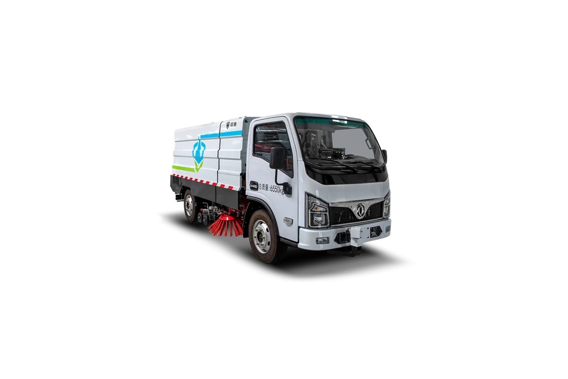 New Energy 7T Washing Sweeper Sanitation Vehicle with Zero Emission 2.2 m³ Water Tank and 300 km Endurance Mileage