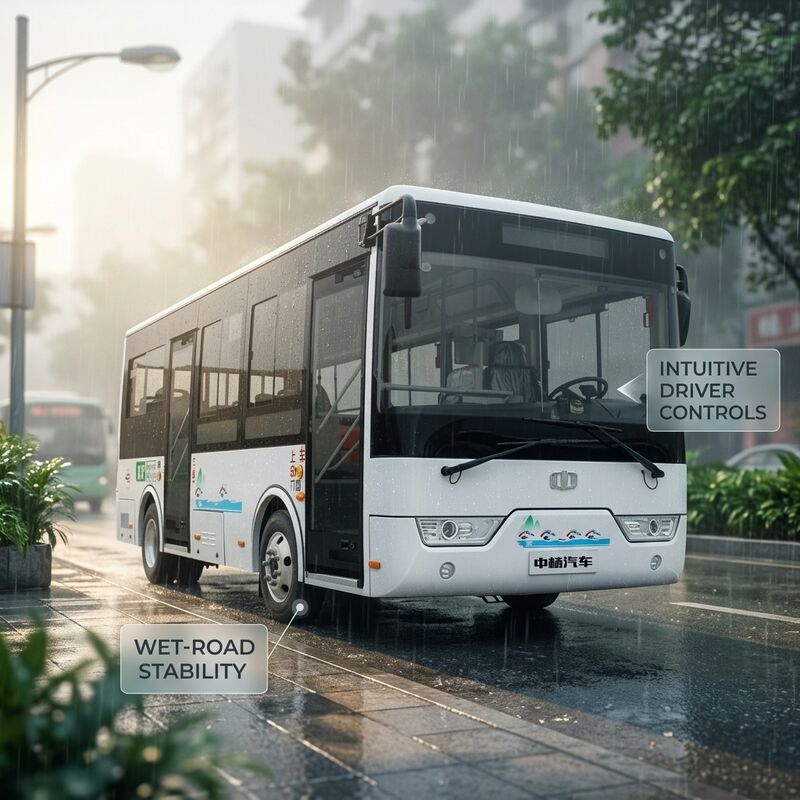 6.6m 16 مقعد LHD Electric Mini Bus حافلة إلكترونية للنقل العام في المدن الحضرية