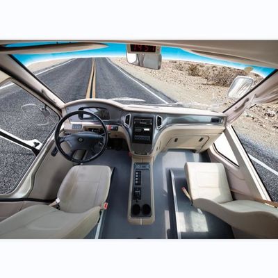 19 مقعدًا Cummins Diesel Engine Coaster Bus 6m with Leaf Spring Front Engine